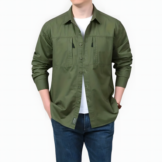 Andy - Stijlvolle Herenblouse met Lange Mouwen